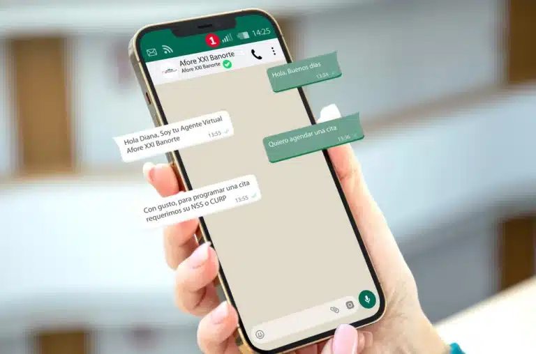 Conoce si tu Afore cuenta con WhatsApp